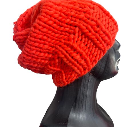 Czapka Merino Orange