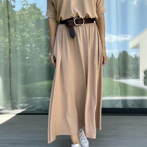 Sukienka PEONY BEŻOWA  maxi - 2