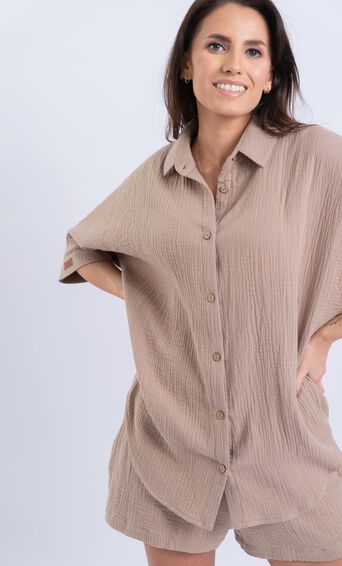 Koszula  MUSLIN BEIGE