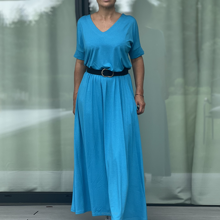 Sukienka PEONY TURKUS  maxi