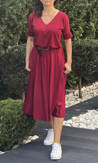 Sukienka PEONY RUBIN  midi