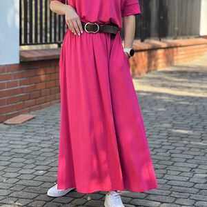 Sukienka PEONY FUKSJA maxi - 5