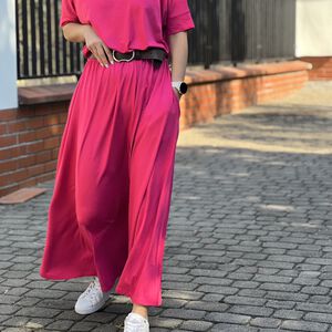 Sukienka PEONY FUKSJA maxi - 6