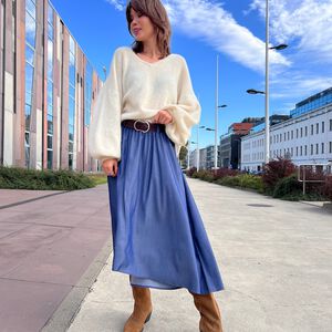 SPÓDNICA NAOMI NAVY - 11