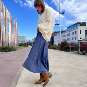 SPÓDNICA NAOMI NAVY - 10