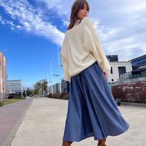 SPÓDNICA NAOMI NAVY - 4