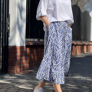 SPÓDNICA MILA INDIGO - 4