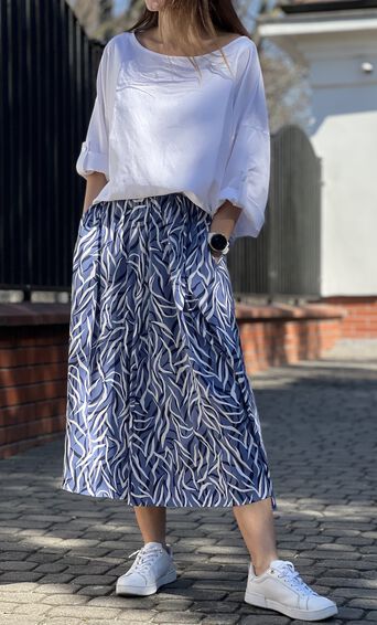 SPÓDNICA MILA INDIGO