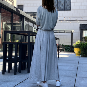Sukienka PEONY SZARA maxi - 2
